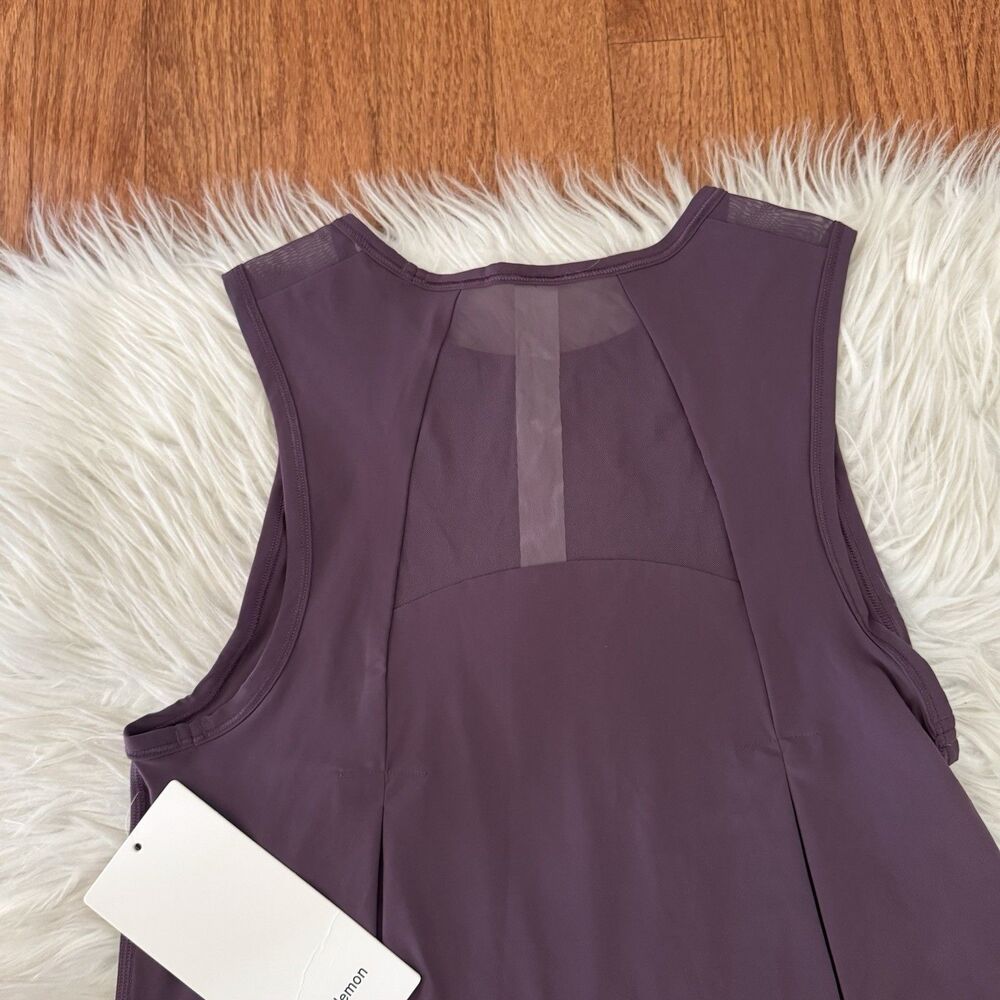 Lululemon Sculpt Cropped Tank Women’s Size 2 Flowy Grape Thistle Quick Dry NWT - Picture 11 of 11